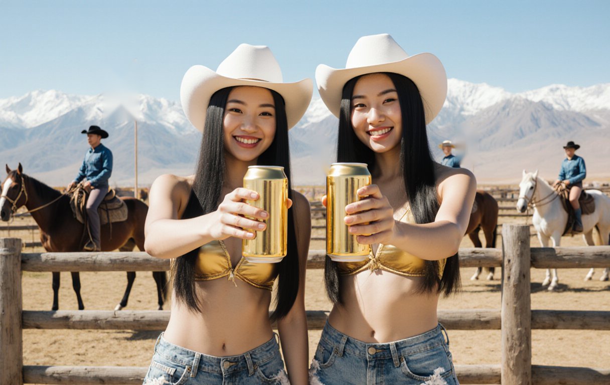 Aigyr Girls with gold cans at the Hippodrome